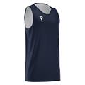 X500 Basket Shirt NAV/WHT XXL Vendbar teknisk basketdrakt - Unisex